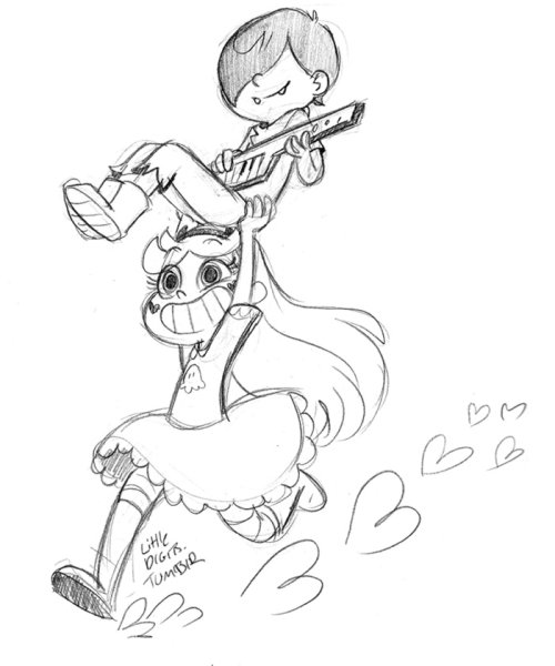 Рисунок для срисовки карандашом Стар против