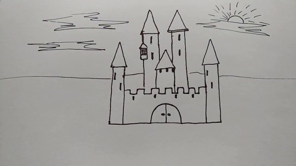 Автомобиль карандашом