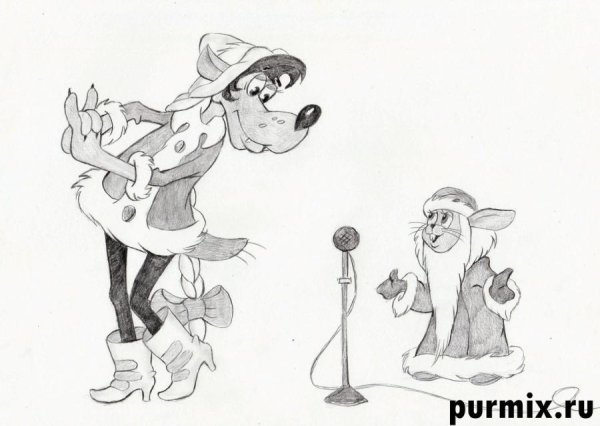 Скетч принцессы Дисней Ариэль