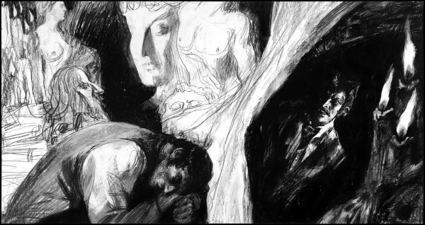 Гоголь Вий рисунки