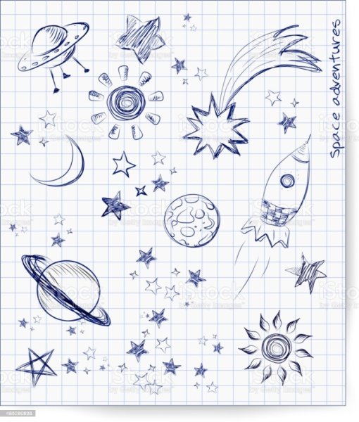 Космос простым карандашом