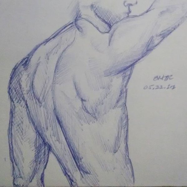 Рисунки для срисовки со спины