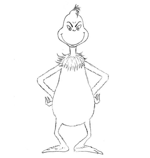 Нарисовать Гринча