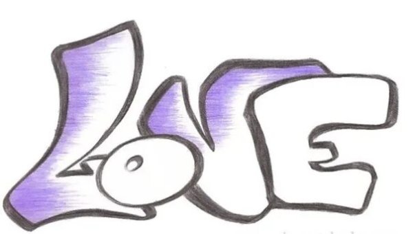 Граффити легкие