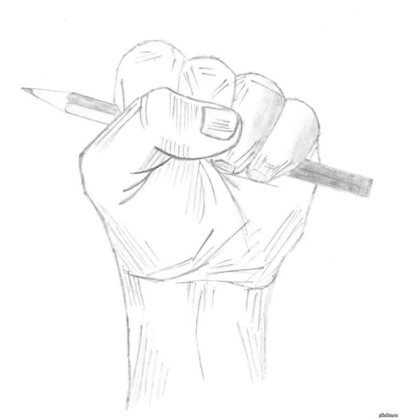 Рисунок Левша для срисовки