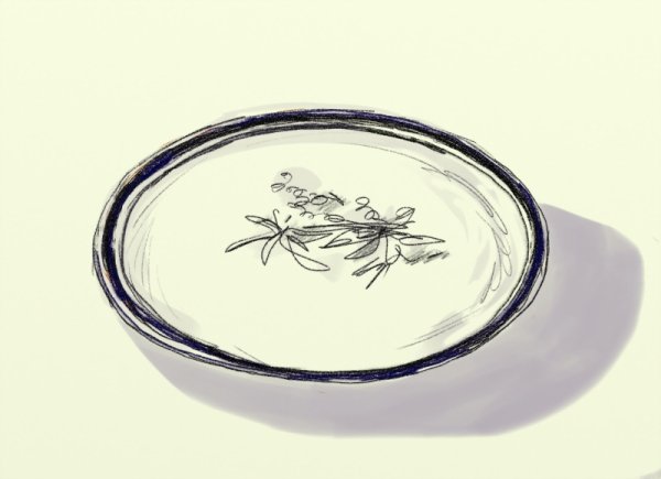 Тарелка рисунок