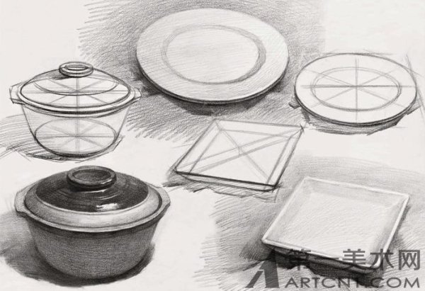 Посуда в перспективе