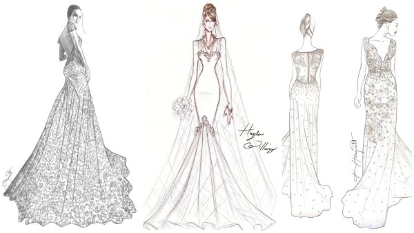 Нарисовать платье