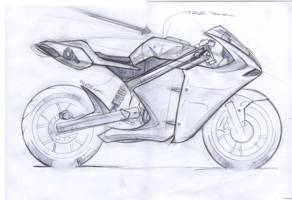 Рисунки для срисовки мотоциклы