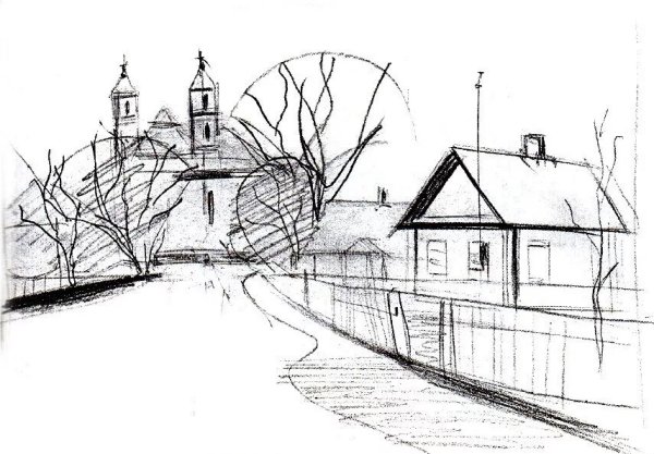 Зарисовки городского пейзажа