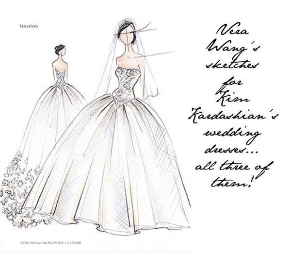 Платья для срисовки ручкой