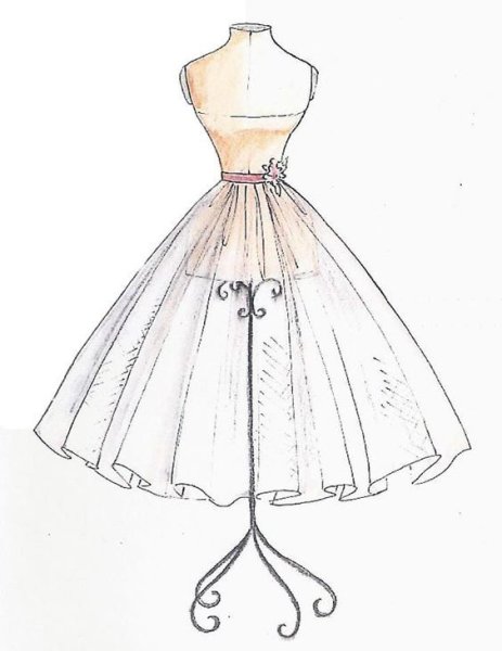 Платья для срисовки