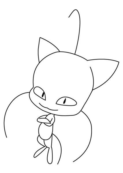 Раскраски леди баг Плагг