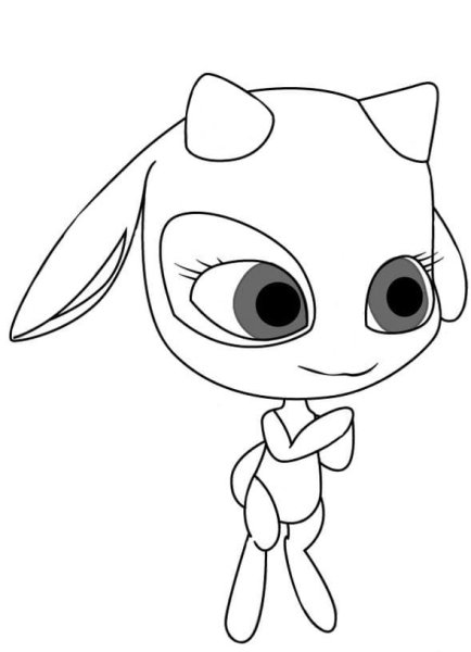 Раскраска леди баг КВАМИ