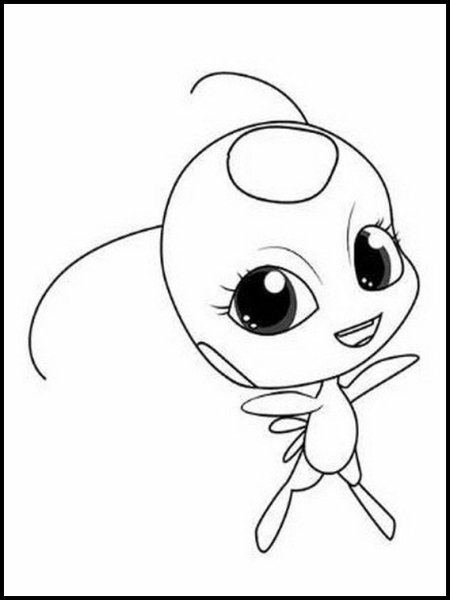 Раскраски леди баг и супер кот КВАМИ