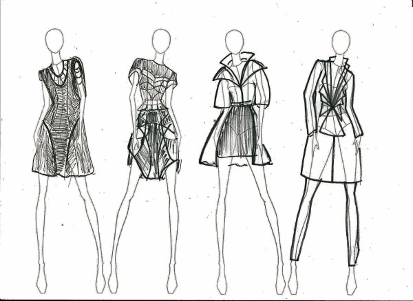 Разработка эскизов одежды