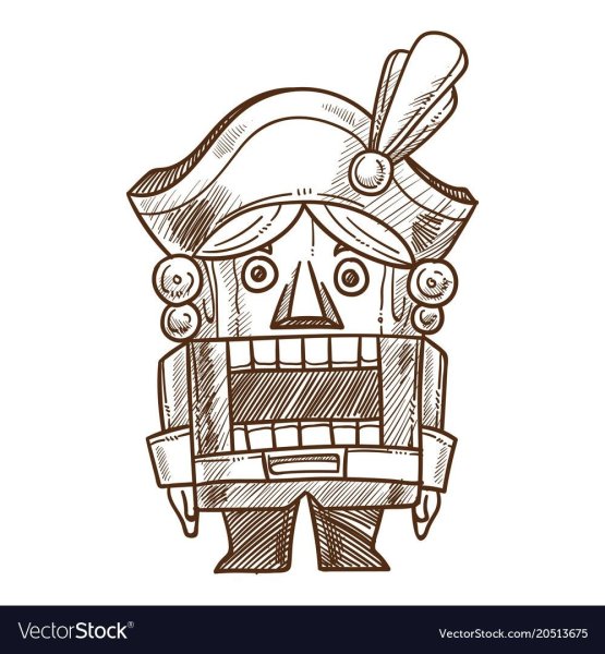 Щелкунчик рисунок легкий