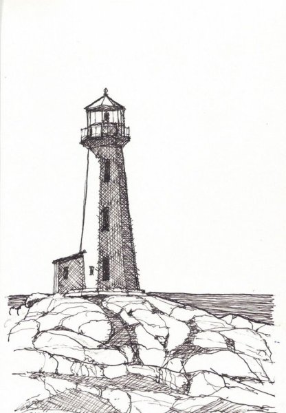 Париж карандашом