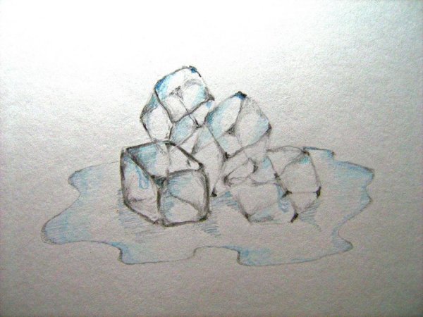 Лед карандашом