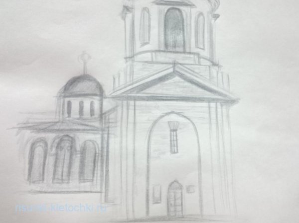 Рисунки церкви для срисовки