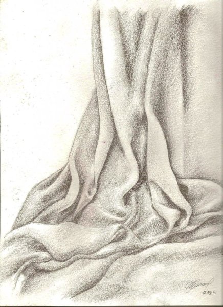 Рисование драпировки