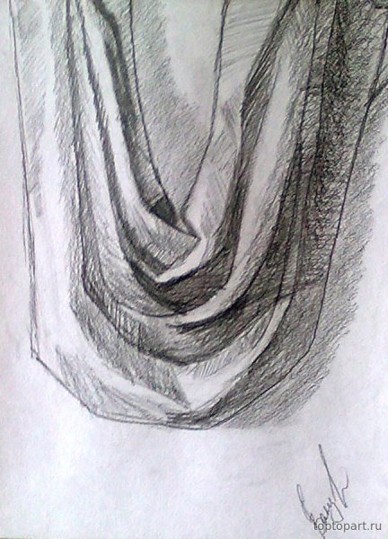 Драпировка со складками