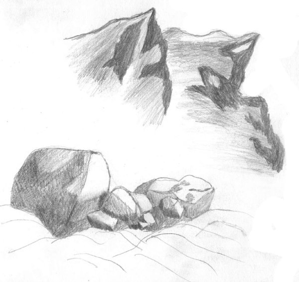 Скала рисунок