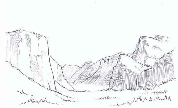 Горы скетч