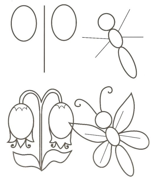 Поэтапное рисование для дошкольников