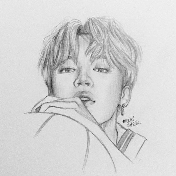 Рисунки Чимина из BTS