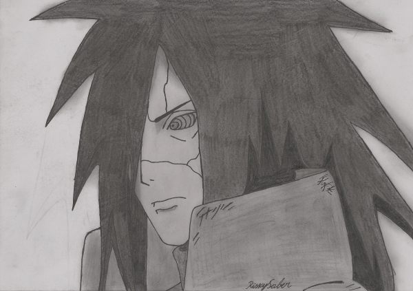 Раскраска Мадара Учиха