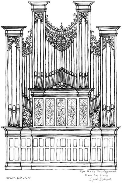 Нарисовать орган