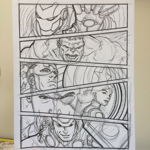 Рисование комиксов