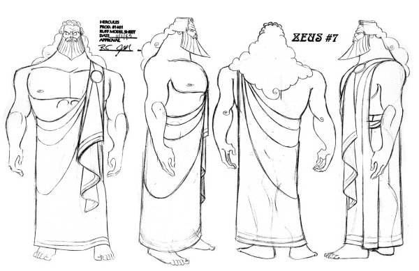 Рисунки Зевса для срисовки