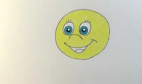 Как нарисовать колобка