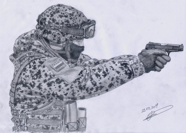 Спецназ. Раскраска