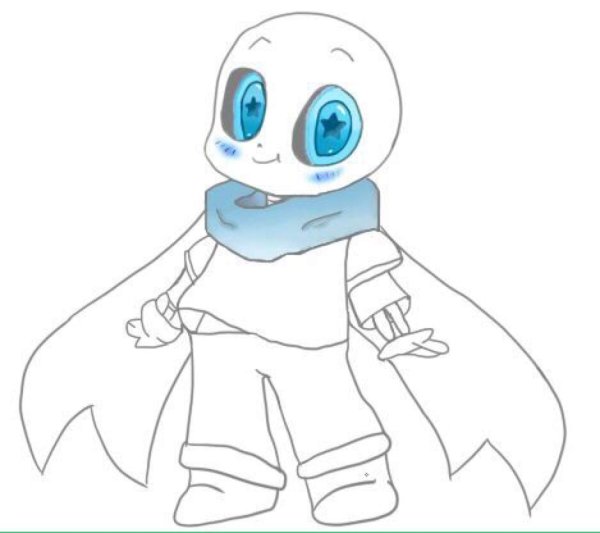 Раскраска Блуберри Санса