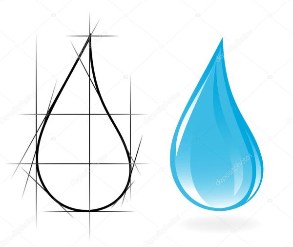 Капелька карандашом