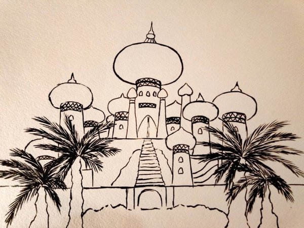 Город Багдад дворец Султана