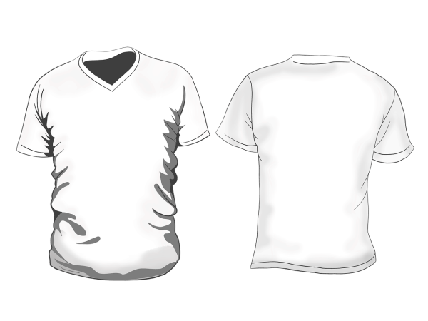 Складки на футболке референсы