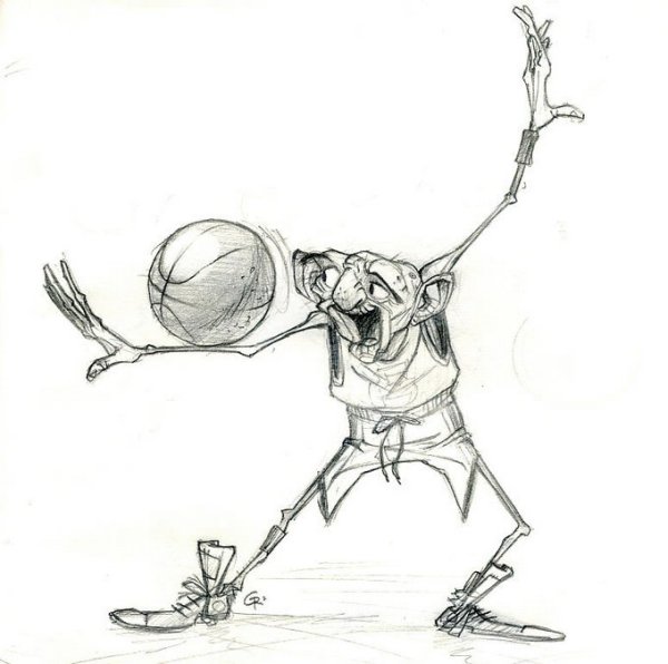 Разукрашка спорт баскетбол