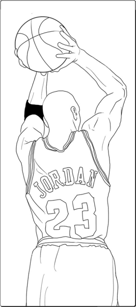 Спортсмен карандашом