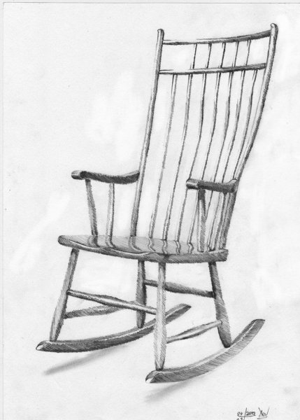 Наброски кресла