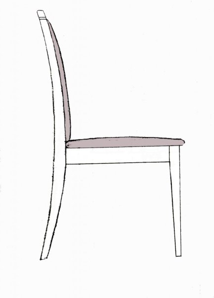 Стул карандашом