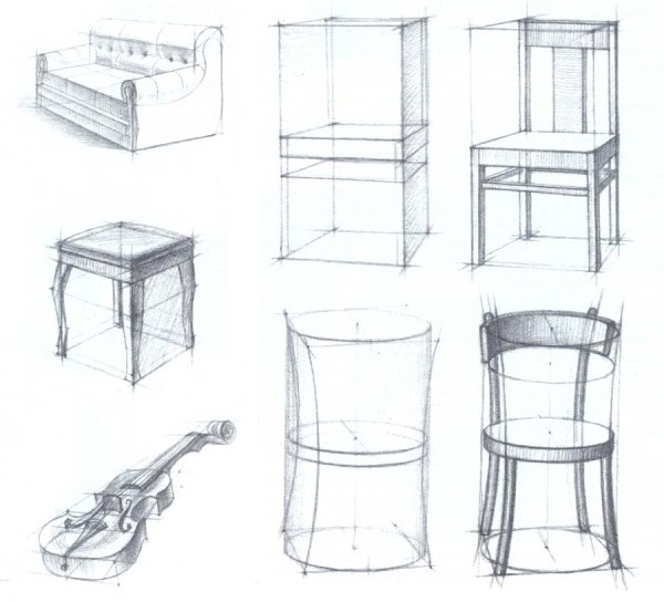 Конструктивное построение предметов