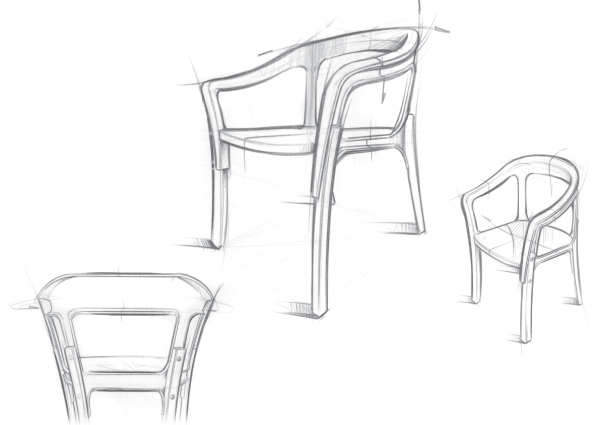 Стул набросок
