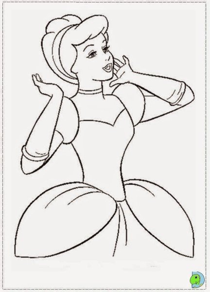 Золушка картинки для срисовки