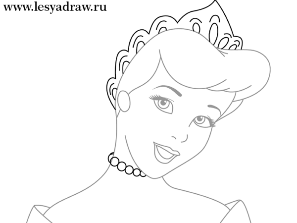 Золушка карандашом