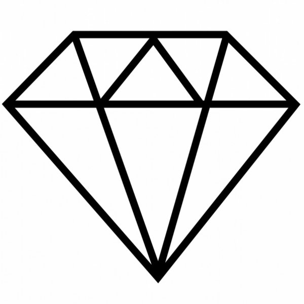 Бриллиант контур