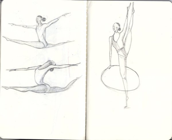 Гимнастка карандашом